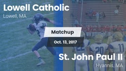 Matchup: Lowell Catholic vs. St. John Paul II  2017