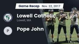 Recap: Lowell Catholic  vs. Pope John 2017