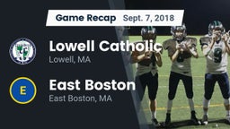 Recap: Lowell Catholic  vs. East Boston  2018