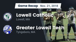 Recap: Lowell Catholic  vs. Greater Lowell Tech  2018