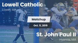 Matchup: Lowell Catholic vs. St. John Paul II  2019