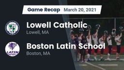 Recap: Lowell Catholic  vs. Boston Latin School 2021