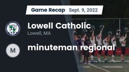 Recap: Lowell Catholic  vs. minuteman regional 2022