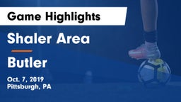 Shaler Area  vs Butler  Game Highlights - Oct. 7, 2019
