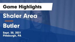 Shaler Area  vs Butler  Game Highlights - Sept. 30, 2021