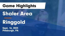 Shaler Area  vs Ringgold  Game Highlights - Sept. 16, 2023