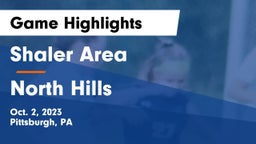 Shaler Area  vs North Hills  Game Highlights - Oct. 2, 2023