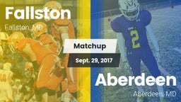 Matchup: Fallston  vs. Aberdeen  2017