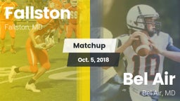 Matchup: Fallston  vs. Bel Air  2018