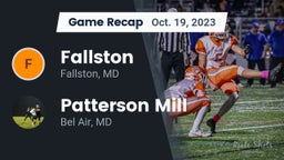 Recap: Fallston  vs. Patterson Mill  2023