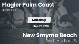 Matchup: Flagler Palm Coast vs. New Smyrna Beach  2016