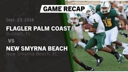 Recap: Flagler Palm Coast  vs. New Smyrna Beach  2016