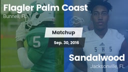 Matchup: Flagler Palm Coast vs. Sandalwood  2016