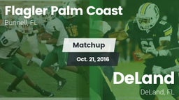 Matchup: Flagler Palm Coast vs. DeLand  2016