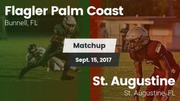 Matchup: Flagler Palm Coast vs. St. Augustine  2017
