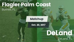 Matchup: Flagler Palm Coast vs. DeLand  2017