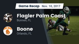 Recap: Flagler Palm Coast  vs. Boone  2017