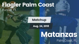 Matchup: Flagler Palm Coast vs. Matanzas  2018