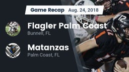Recap: Flagler Palm Coast  vs. Matanzas  2018