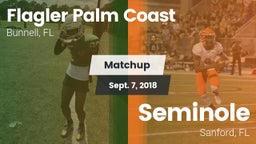 Matchup: Flagler Palm Coast vs. Seminole  2018