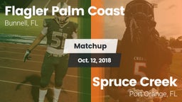 Matchup: Flagler Palm Coast vs. Spruce Creek  2018