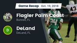 Recap: Flagler Palm Coast  vs. DeLand  2018