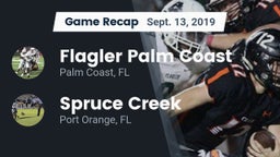 Recap: Flagler Palm Coast  vs. Spruce Creek  2019