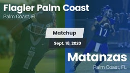 Matchup: Flagler Palm Coast vs. Matanzas  2020