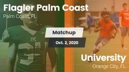 Matchup: Flagler Palm Coast vs. University  2020