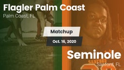 Matchup: Flagler Palm Coast vs. Seminole  2020