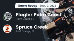 Recap: Flagler Palm Coast  vs. Spruce Creek  2022