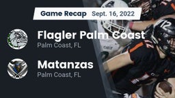 Recap: Flagler Palm Coast  vs. Matanzas  2022