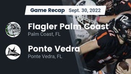 Recap: Flagler Palm Coast  vs. Ponte Vedra  2022