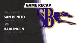 Recap: San Benito  vs. Harlingen  2016