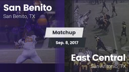Matchup: San Benito High vs. East Central  2017