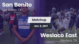 Matchup: San Benito High vs. Weslaco East  2017