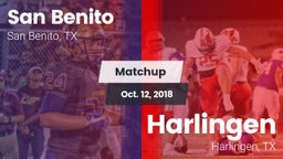 Matchup: San Benito High vs. Harlingen  2018