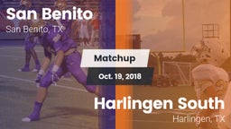 Matchup: San Benito High vs. Harlingen South  2018