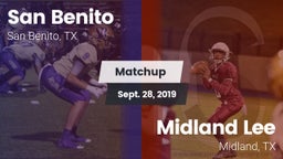Matchup: San Benito High vs. Midland Lee  2019