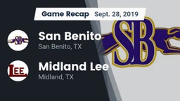 Recap: San Benito  vs. Midland Lee  2019