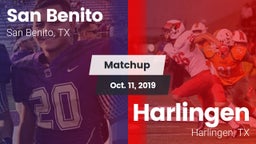 Matchup: San Benito High vs. Harlingen  2019