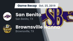 Recap: San Benito  vs. Brownsville Hanna  2019