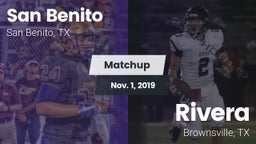 Matchup: San Benito High vs. Rivera  2019