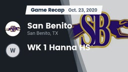 Recap: San Benito  vs. WK 1 Hanna HS 2020