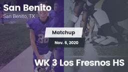 Matchup: San Benito High vs. WK 3 Los Fresnos HS 2020
