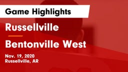 Russellville  vs Bentonville West  Game Highlights - Nov. 19, 2020