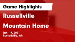 Russellville  vs Mountain Home  Game Highlights - Jan. 19, 2021