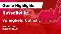 Russellville  vs Springfield Catholic  Game Highlights - Dec. 10, 2021