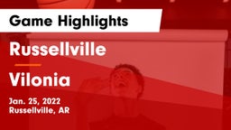 Russellville  vs Vilonia  Game Highlights - Jan. 25, 2022