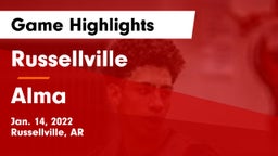 Russellville  vs Alma  Game Highlights - Jan. 14, 2022